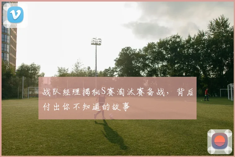 战队经理揭秘S赛淘汰赛备战，背后付出你不知道的故事